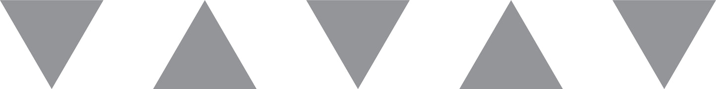 Triangles glass safety decals - The Creative Print Co.