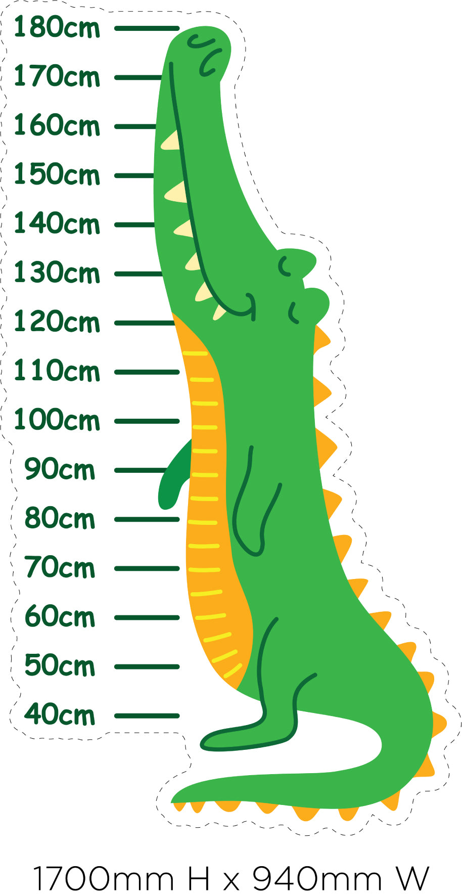 Crocodile growth chart