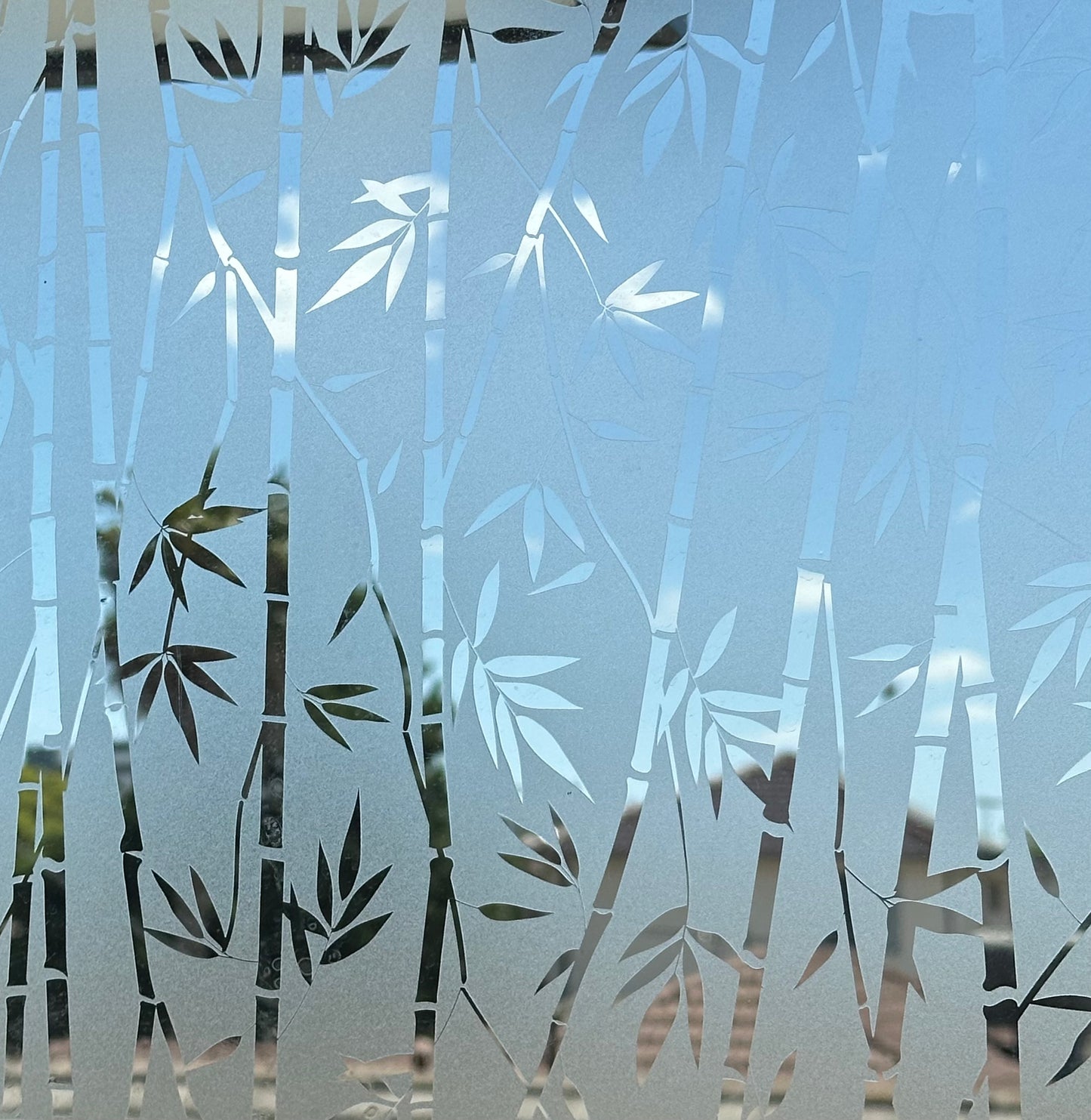 Bamboo Forest Crystal Vue Frosted Ink Window Film