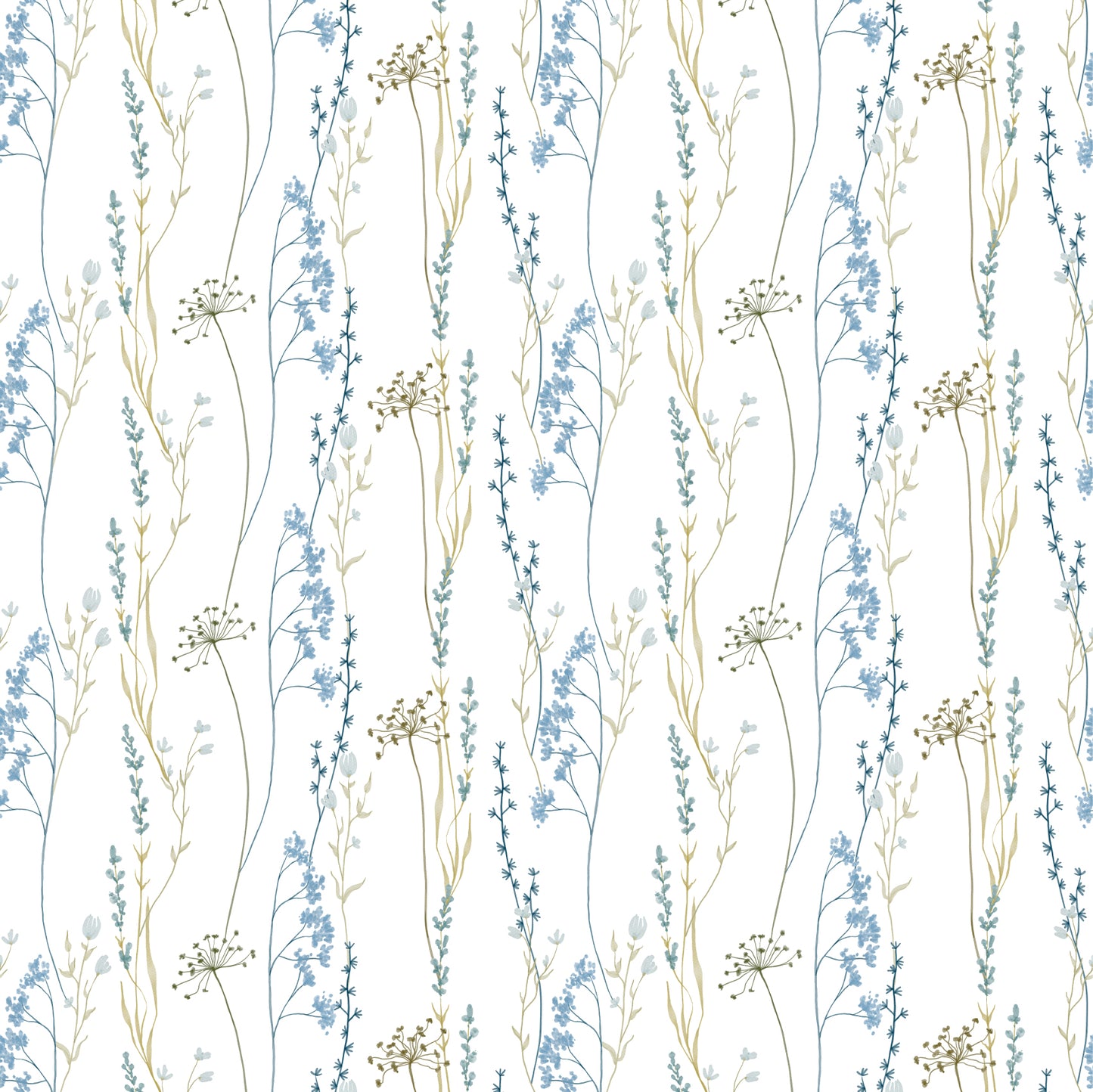 Meadow Fields Wallpaper - The Creative Print Co.