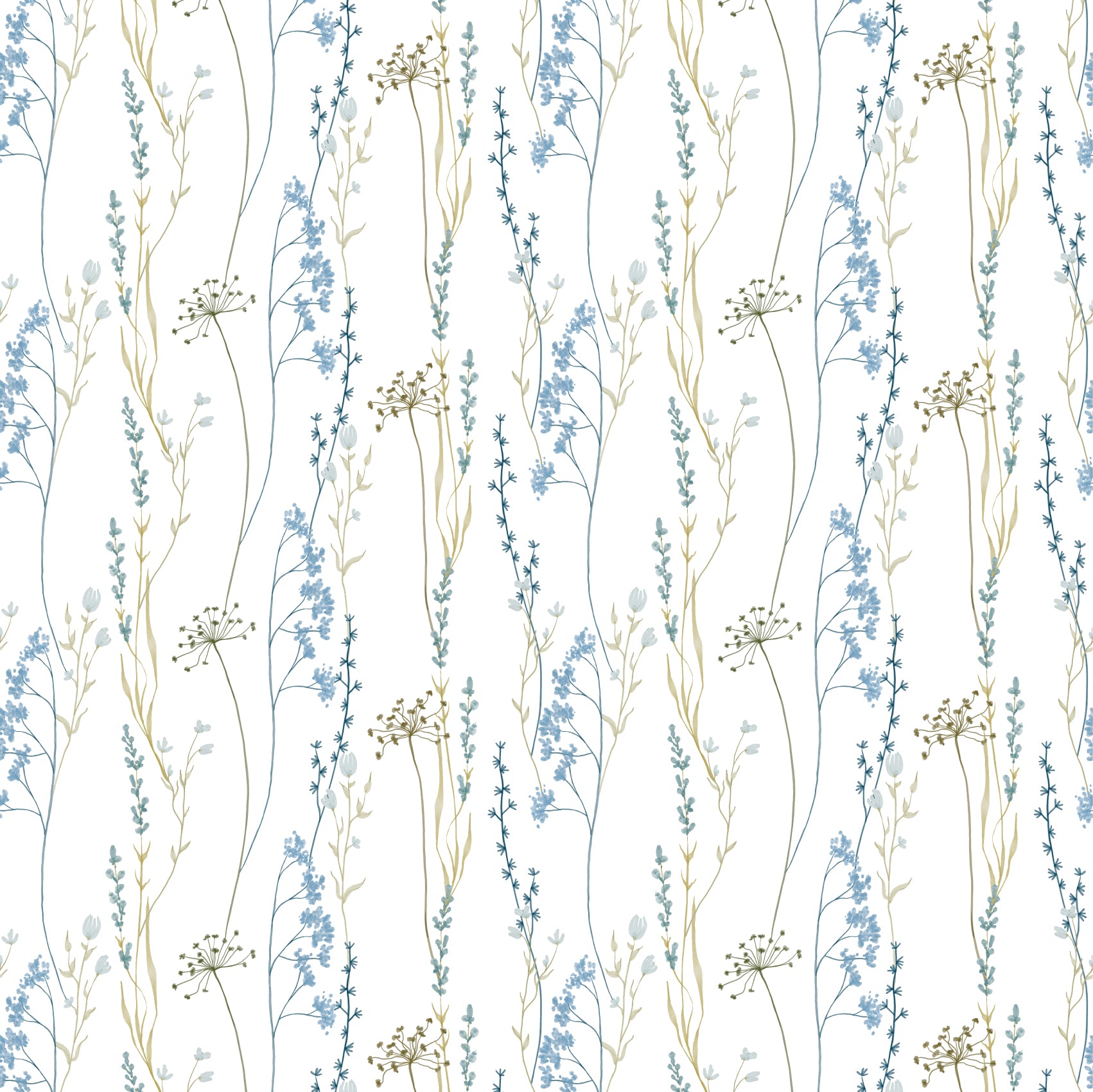 Meadow Fields Wallpaper - The Creative Print Co.