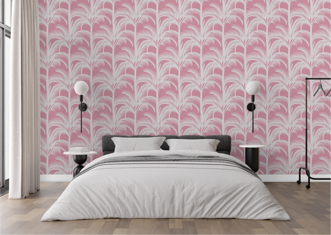 Tropical palms wallpaper - The Creative Print Co.